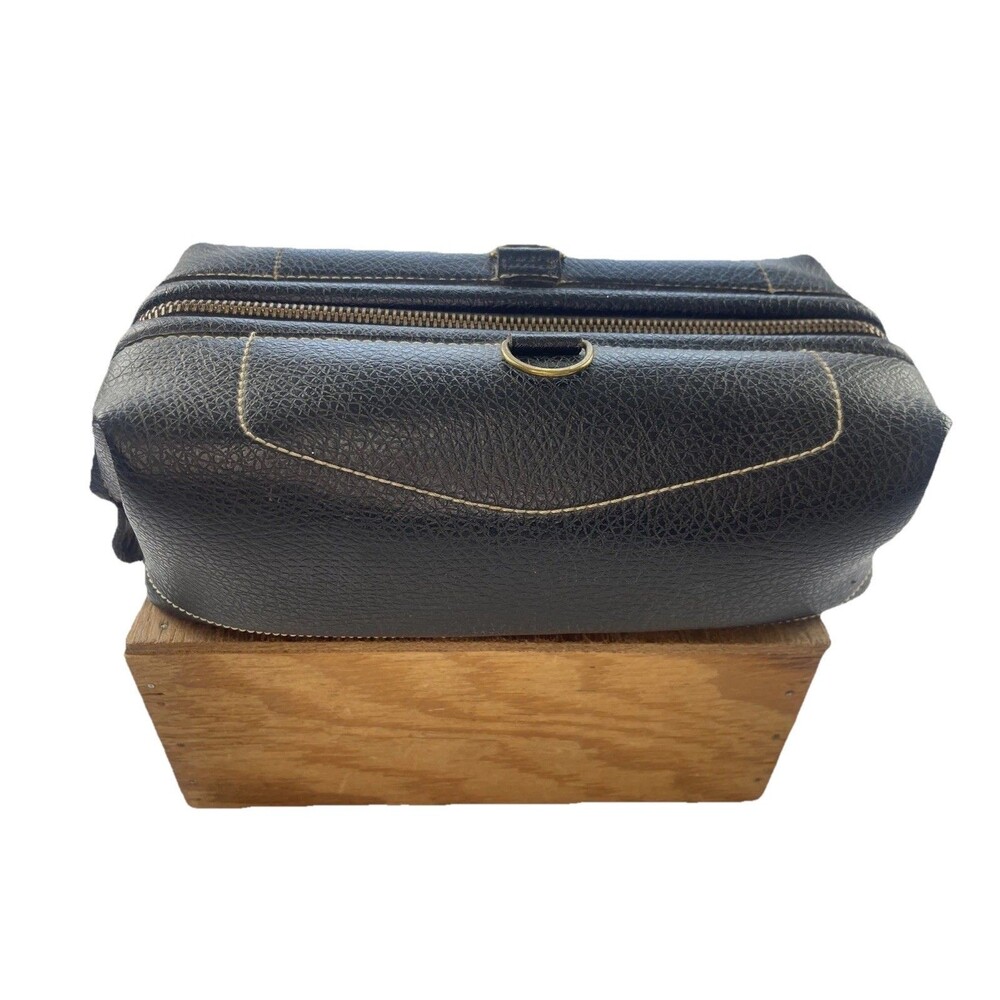 Vintage Avon Amity Toiletry Bag Dopp Kit – Mid-Century Shave Bag – Retro